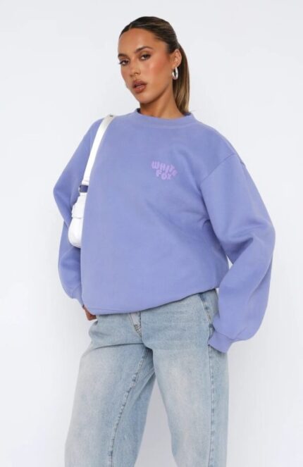 You’re Always Right Oversized Sweater Grape