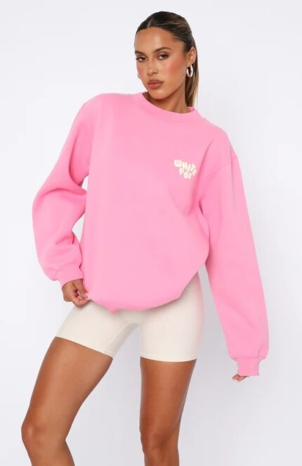 You’re Always Right Oversized Sweater Pink